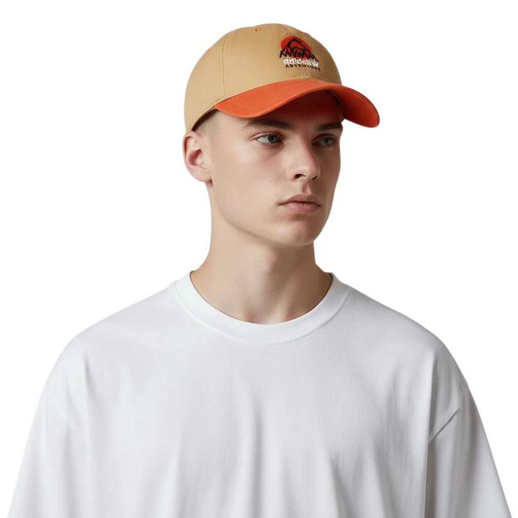 adidas Originals Adventure Dad Cap - Magic Beige / Craft Orange | Size: One Size Fits Most: the shop's own photo