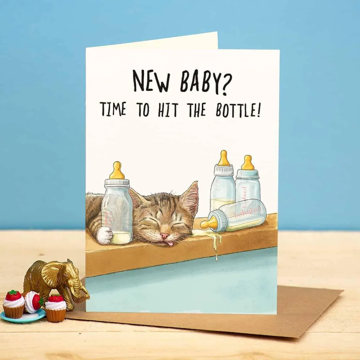 New Baby Card: the shop's own photo