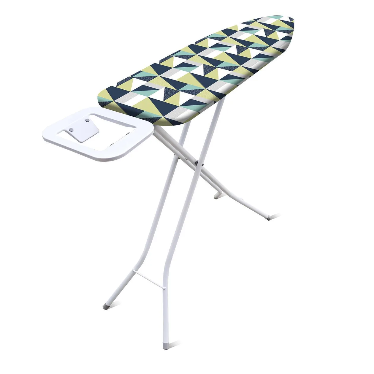 Geometric Green & White Lightweight Folding Ironing Board: the shop's own photo