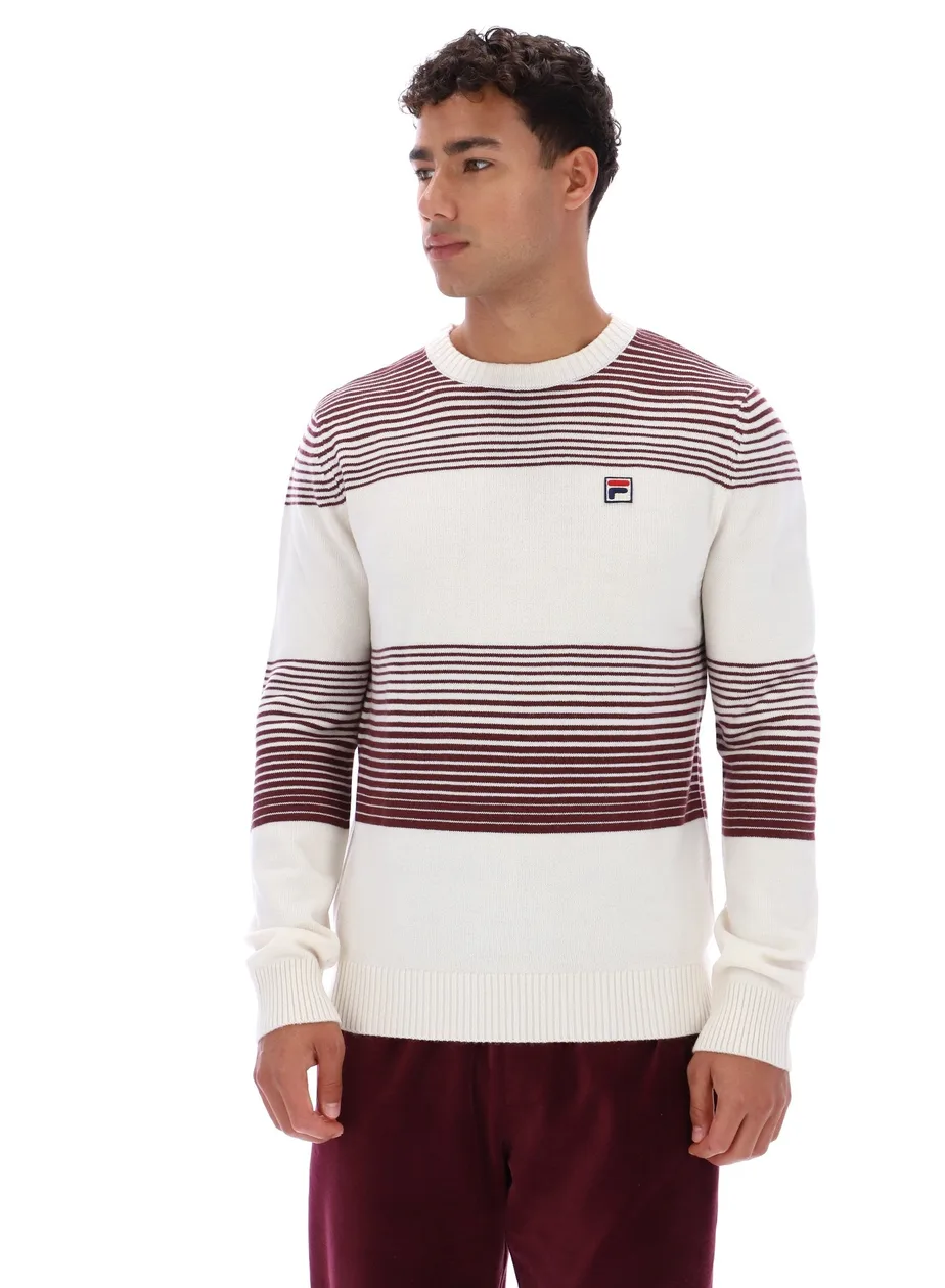 Gardenia Connor Striped Knit Crew Neck - XL: the shop's own photo