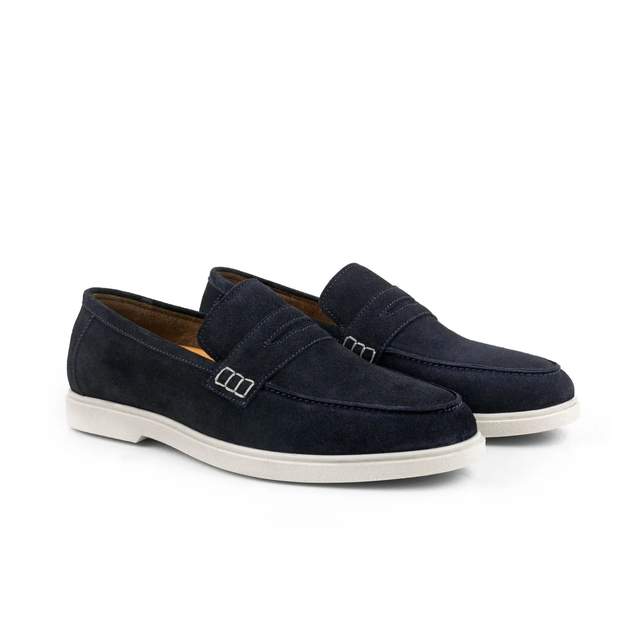 San Nicola Navy Penny Loafer: the shop's own photo