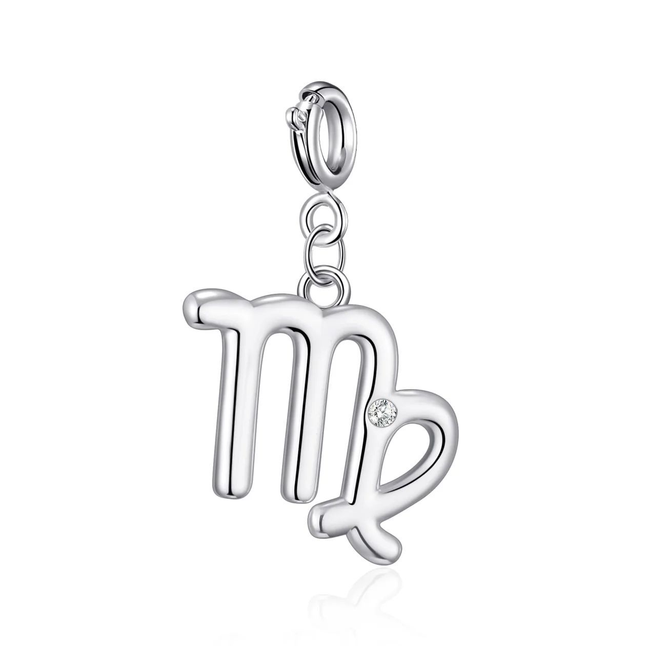 Clip On Star Sign Zodiac Charms Created with Zircondia® Crystals - Virgo: the shop's own photo