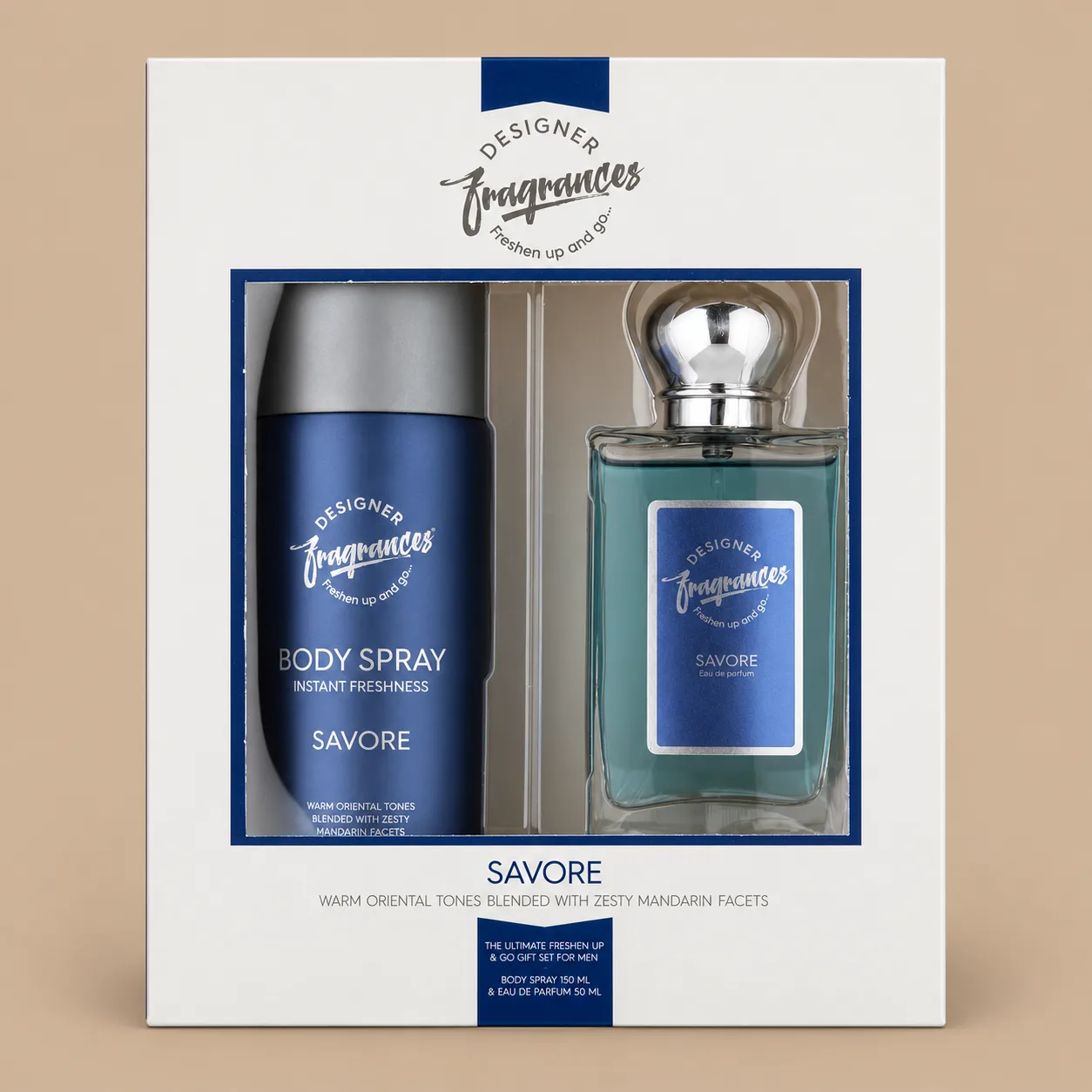 Designer Fragrances Savore Male Gift Set: the shop's own photo