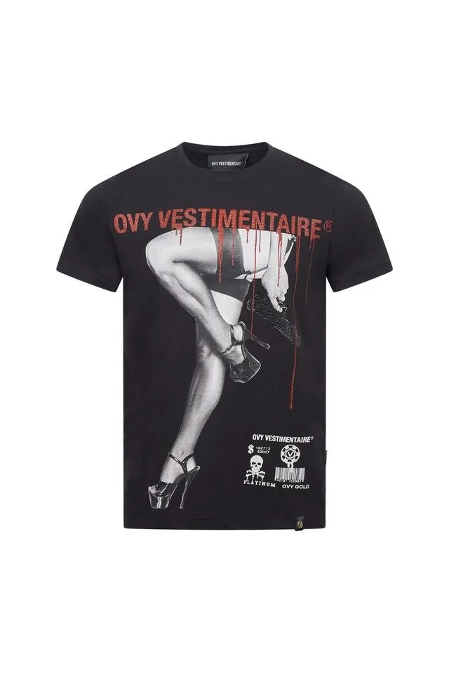 Ovy Vestimentaire Femme Fatale Black Tee: the shop's own photo