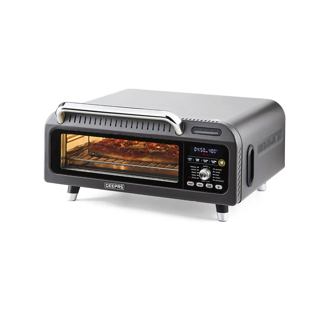 15-In-1 Grey Air Fryer Pizza Oven With 18L Capacity: the shop's own photo