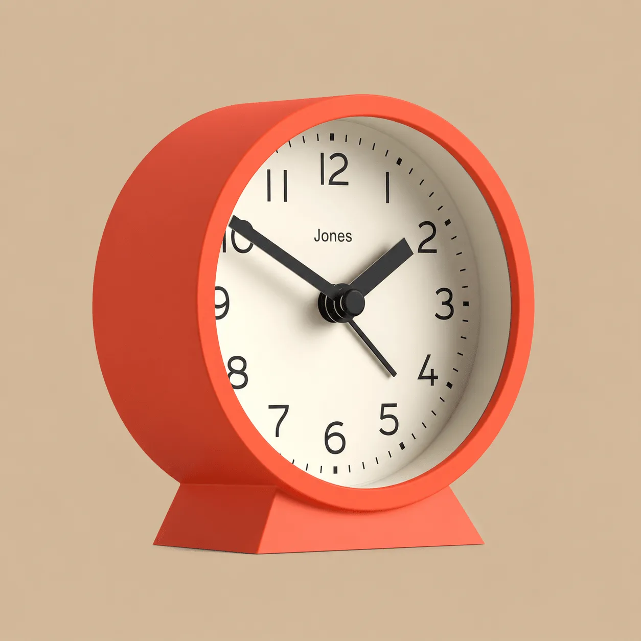 Jones Clocks Midnight Mini Alarm Clock – Orange: the shop's own photo