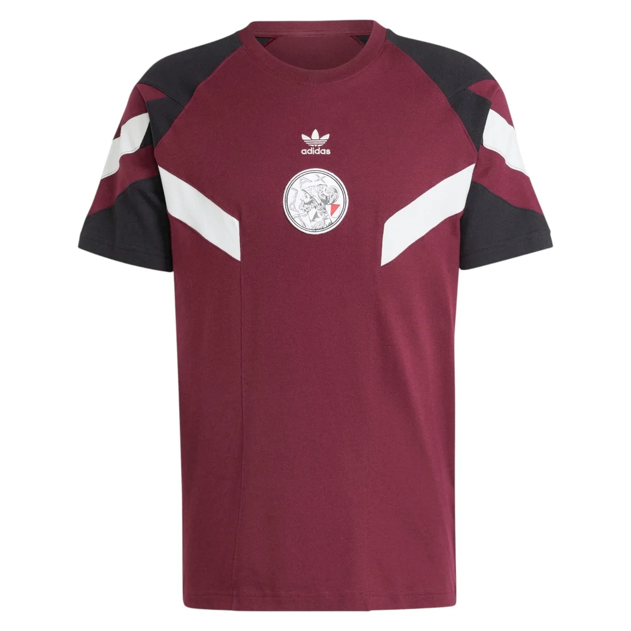 adidas Originals Ajax Amsterdam Originals T-Shirt - Burgundy | Size: 2XL: the shop's own photo