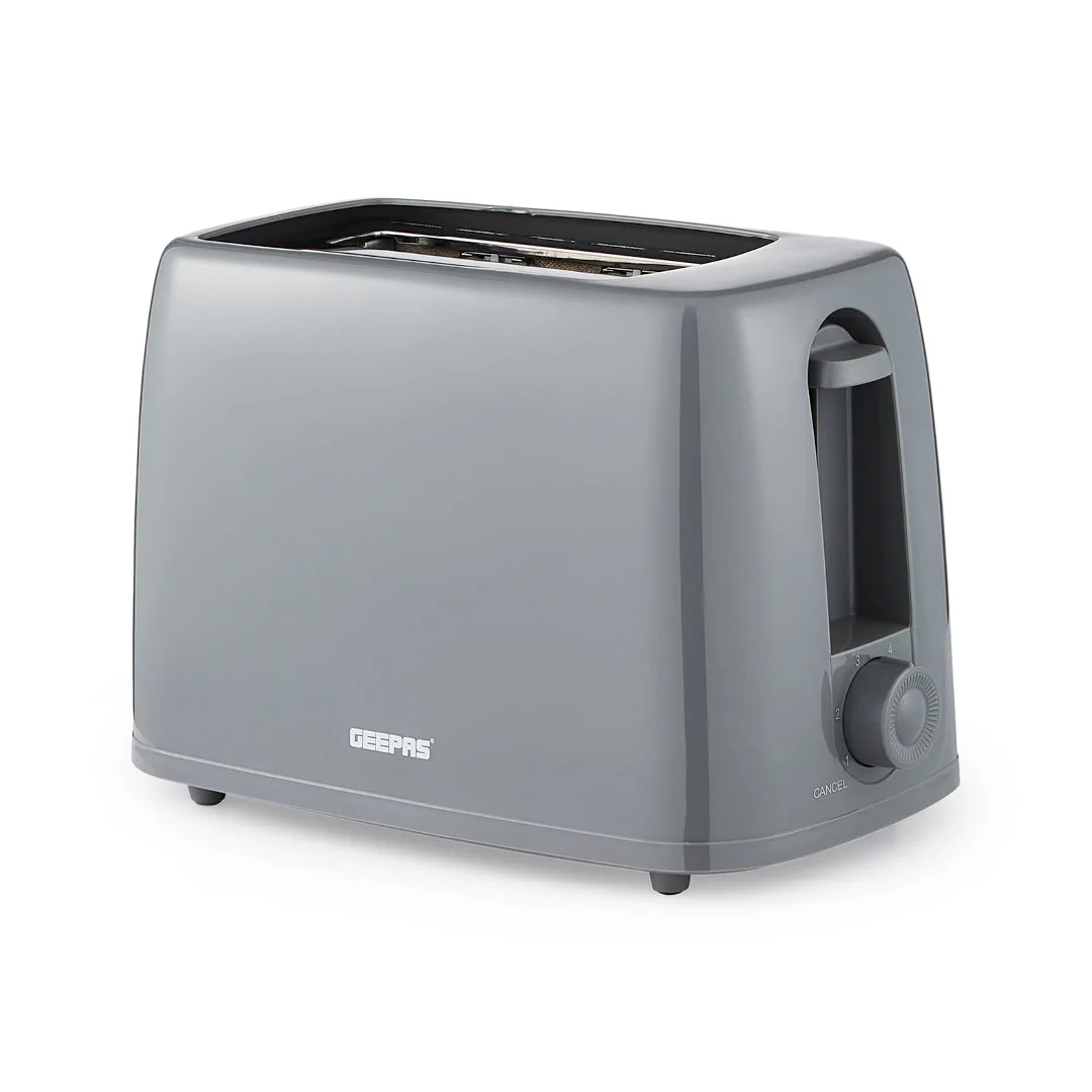 Grey 2-Slice Plastic Toaster With Crumb Tray: the shop's own photo