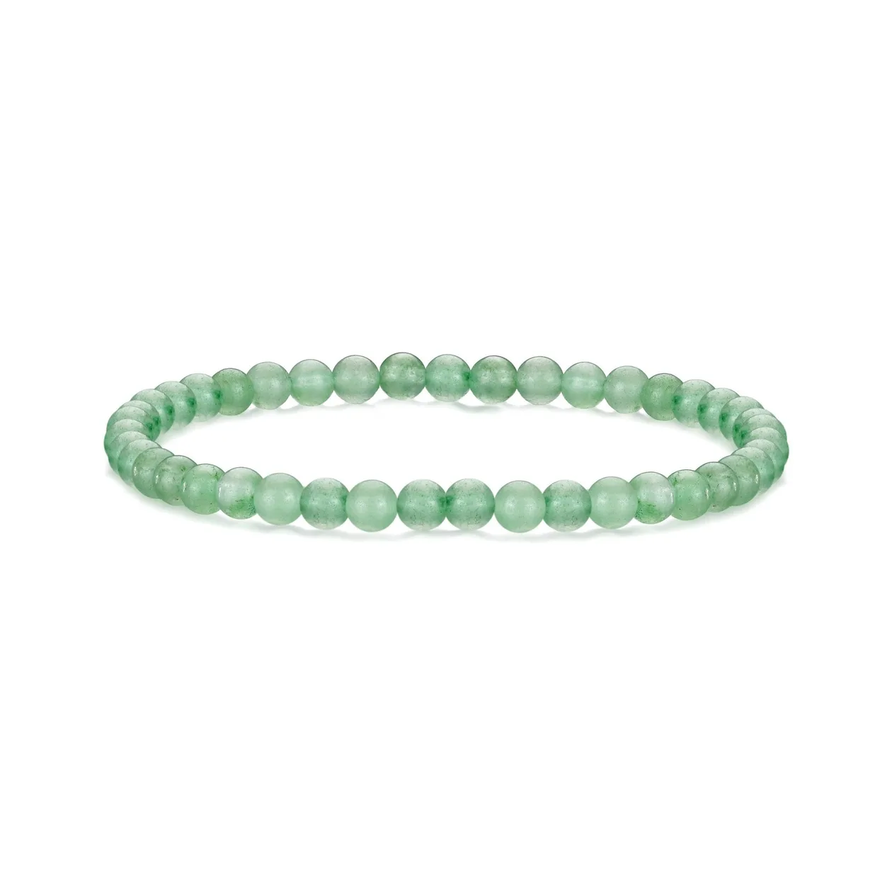 Green Aventurine Mini Beaded Gemstone Stretch Bracelet: the shop's own photo