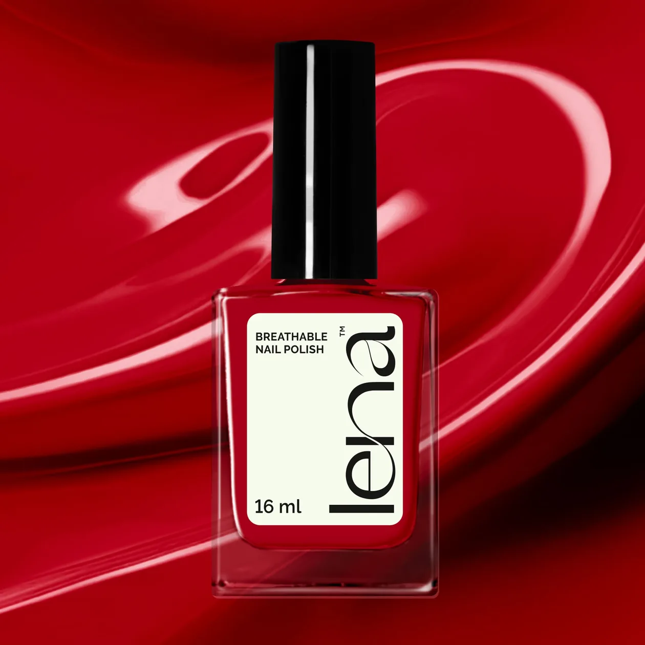 LENA Breathable Nail Polish - Rajasthani Red - LE152: the shop's own photo