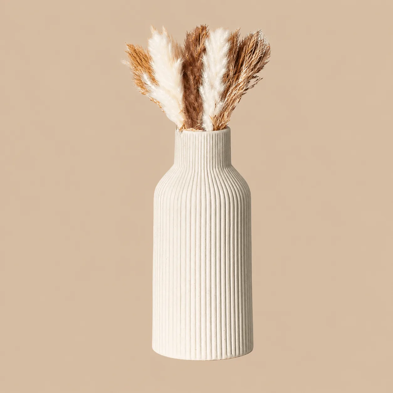 Beige Matte Ceramic Vase: the shop's own photo