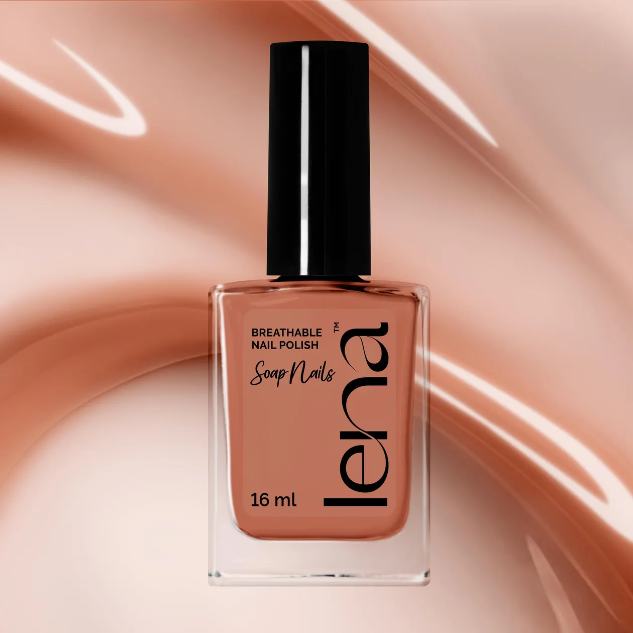 LENA Soap Nails – Breathable Nail Polish - Peachin’ For Attention - SN05: the shop's own photo