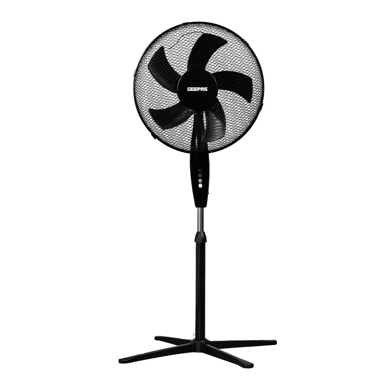 9-16" Desk & Pedestal Electric Oscillating Cooling Fans - Black / 16-Inch (5 Blade): the shop's own photo