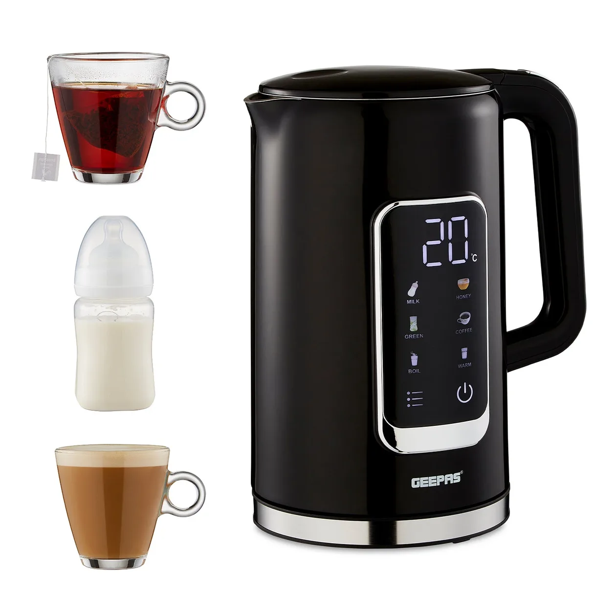 1.7L Digital Touchscreen Electric Kettle With Temperature Control: the shop's own photo