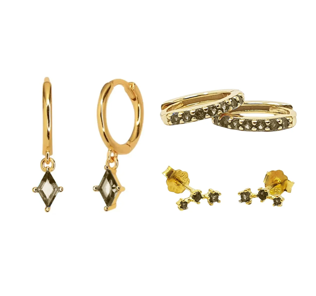 Peridot August Birthstone Earrings Gift Set For Her: the shop's own photo