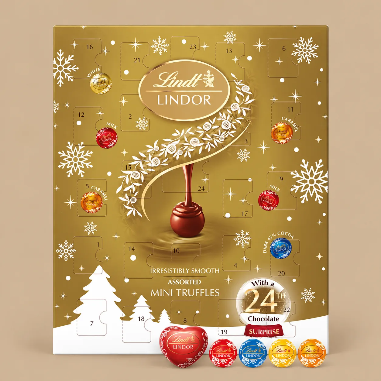 Lindt Lindor Assorted Chocolate Advent Calendar: the shop's own photo