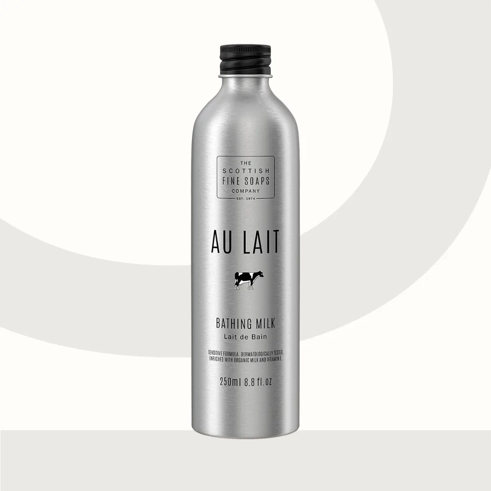 Au Lait Bathing Milk - 250ml Aluminum Bottle - 250ml: the shop's own photo