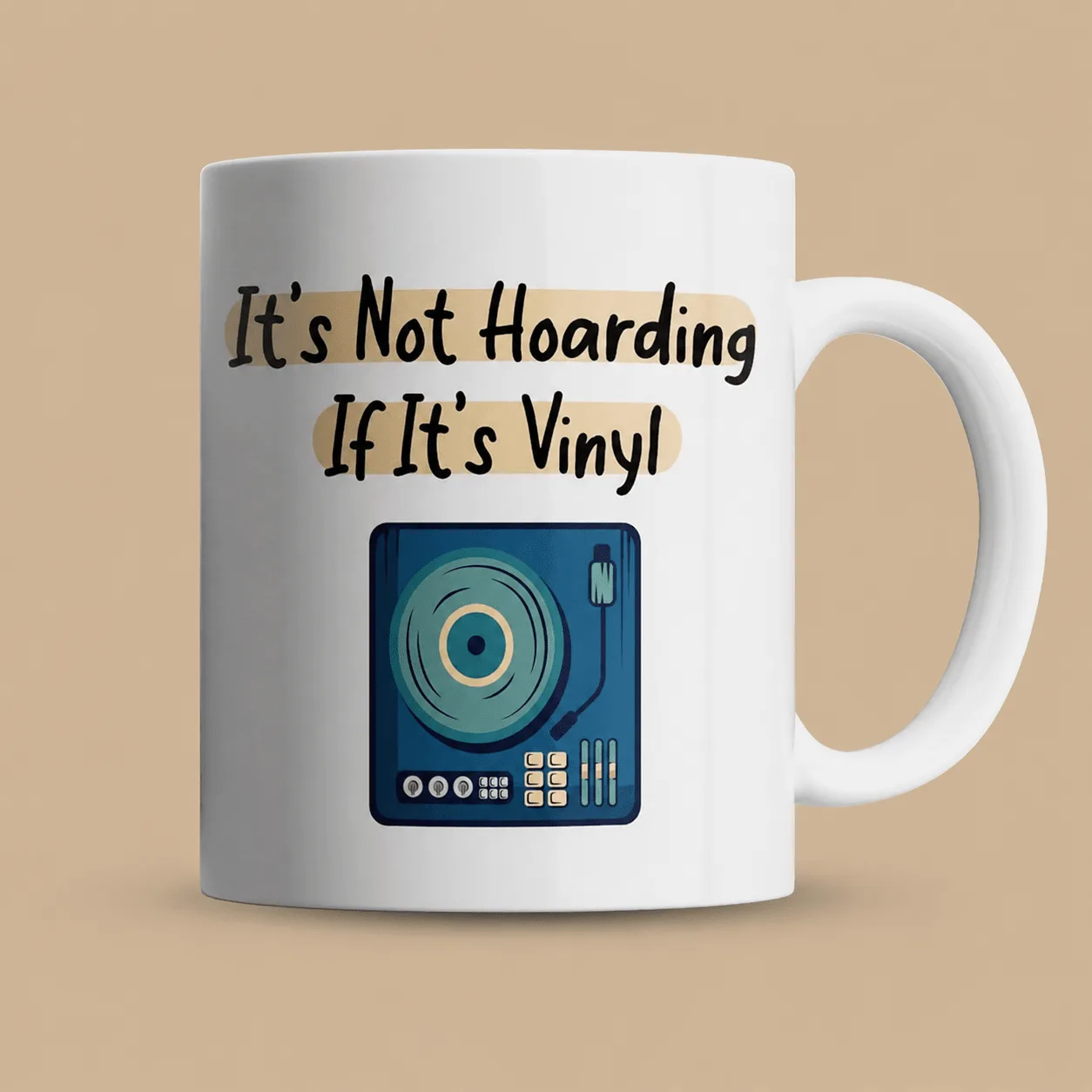 "It's Not Hoarding" Mug: the shop's own photo