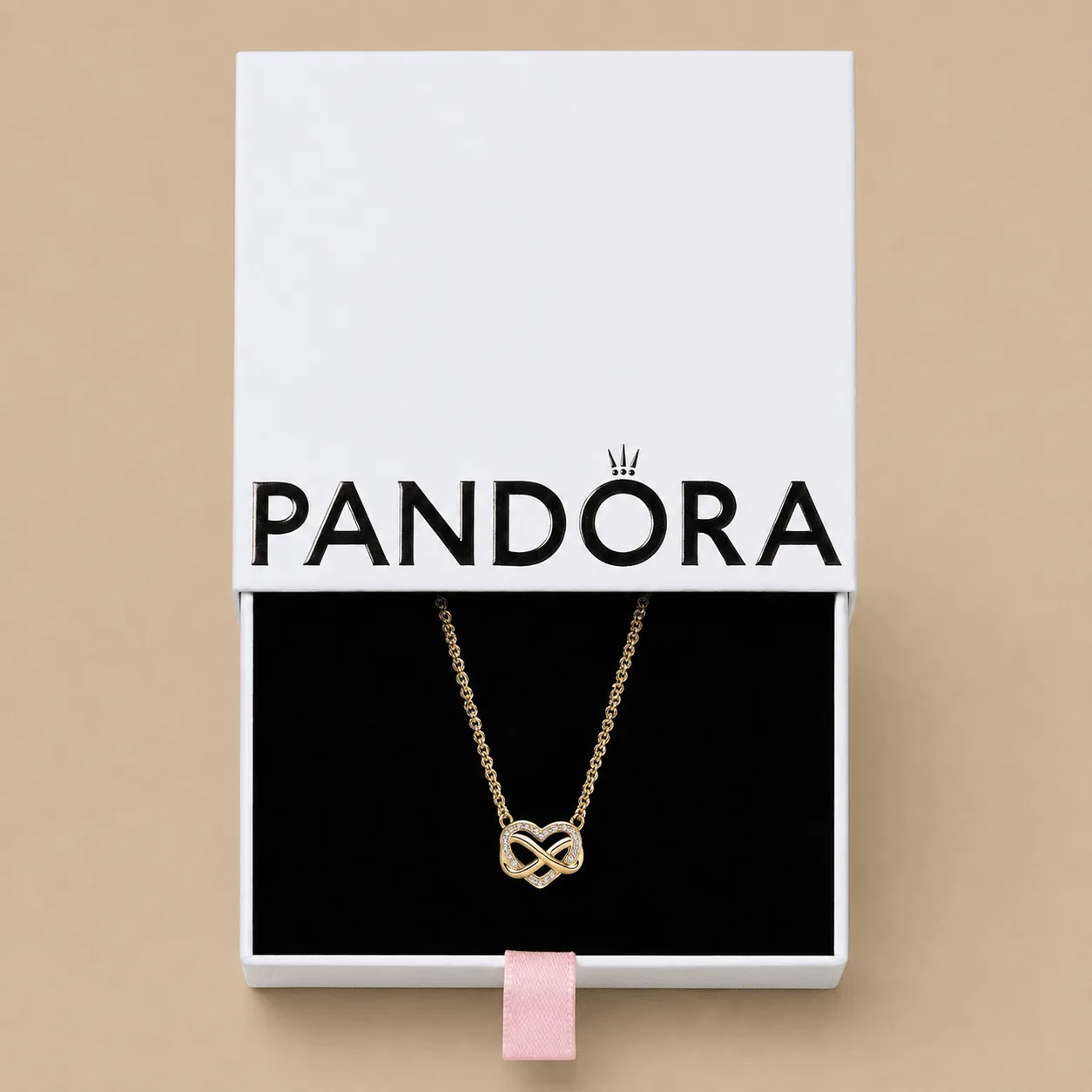 Pandora Infinity Heart Necklace: the shop's own photo