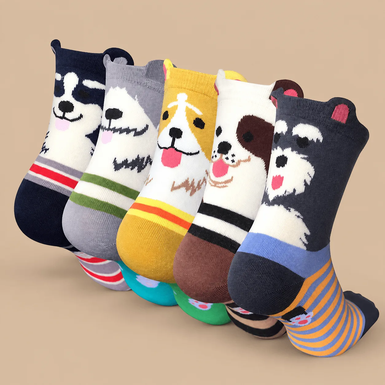 Dog-Themed Socks Set: the shop's own photo