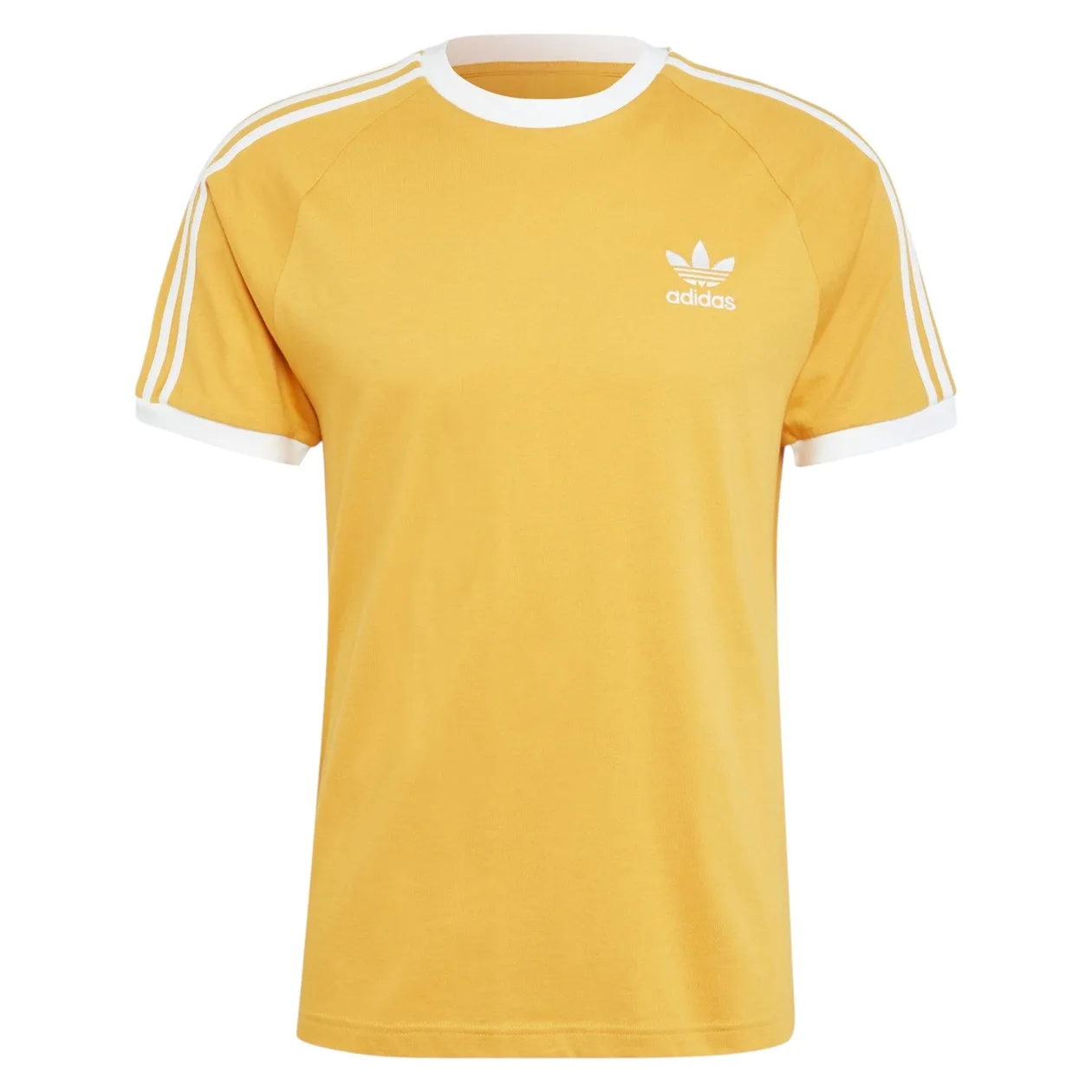 adidas Originals Adicolor Classics 3-Stripes T-Shirt - Preloved Yellow | Size: XS: the shop's own photo