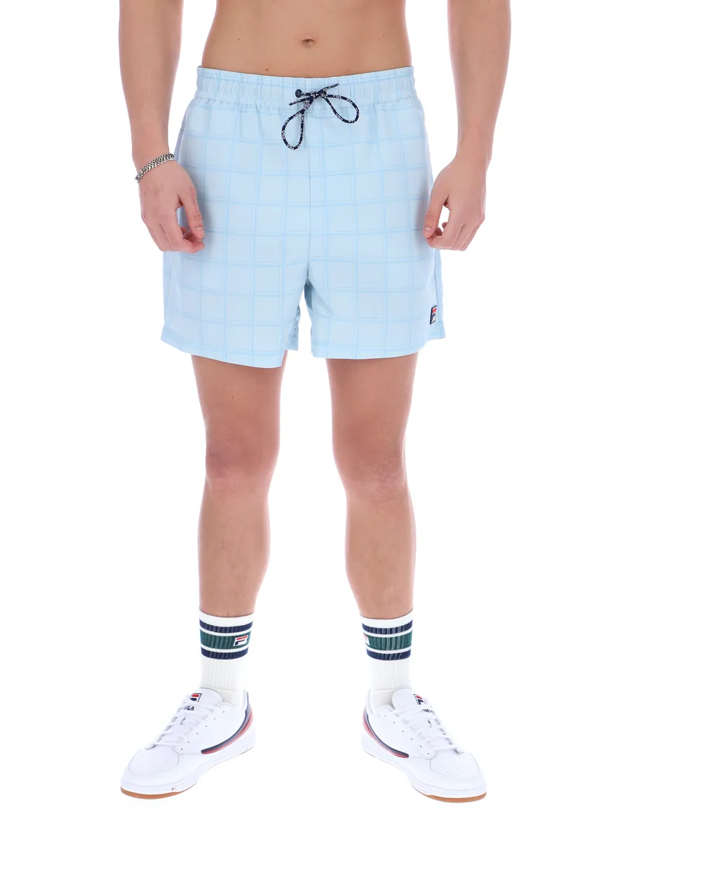 Skyway Mariano Tonal Check Swim Shorts - M: the shop's own photo