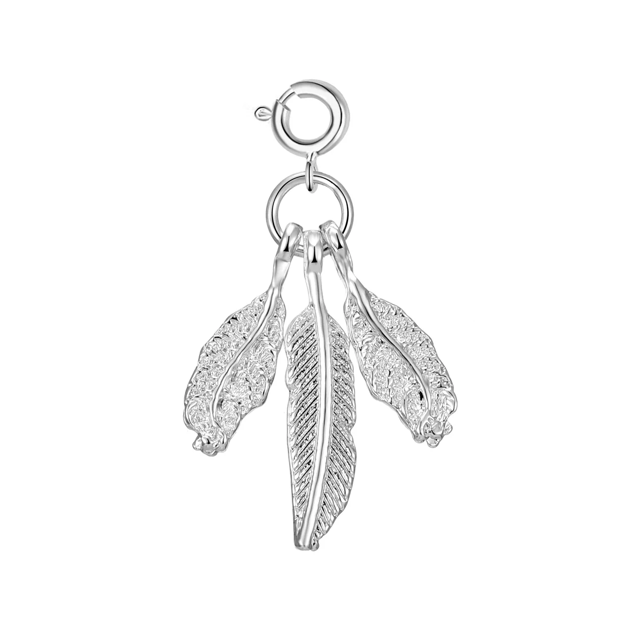 Clip On Charms Created with Zircondia® Crystals - Feathers: the shop's own photo