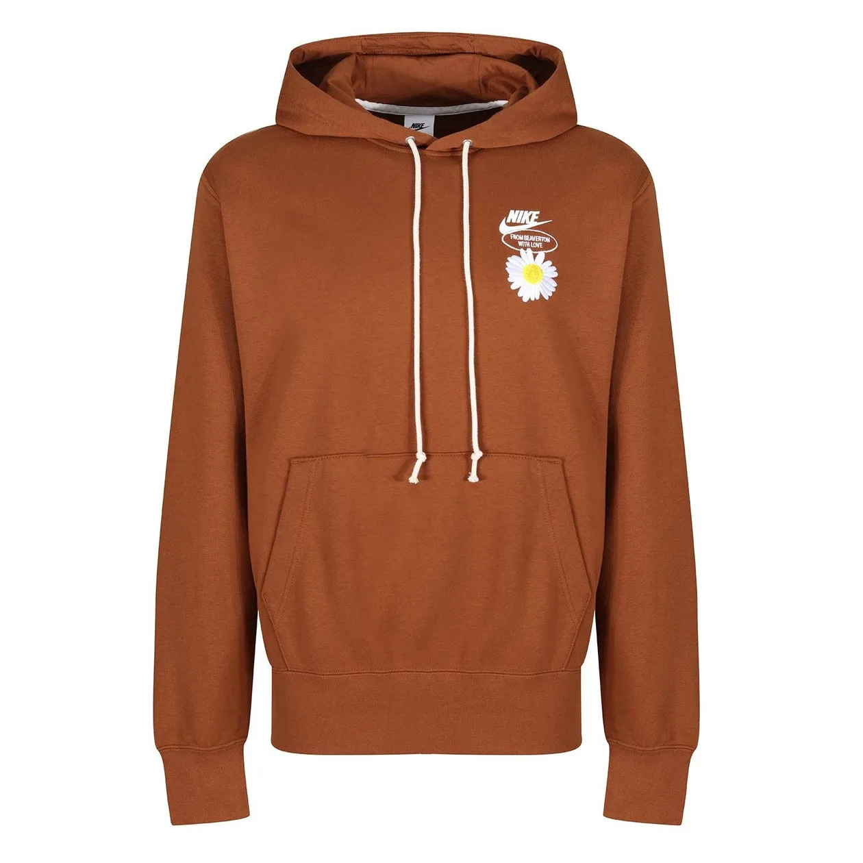 Nike Good Vibes Popover "Have A Nike Day" Hoodie - Brown | Size: M: the shop's own photo