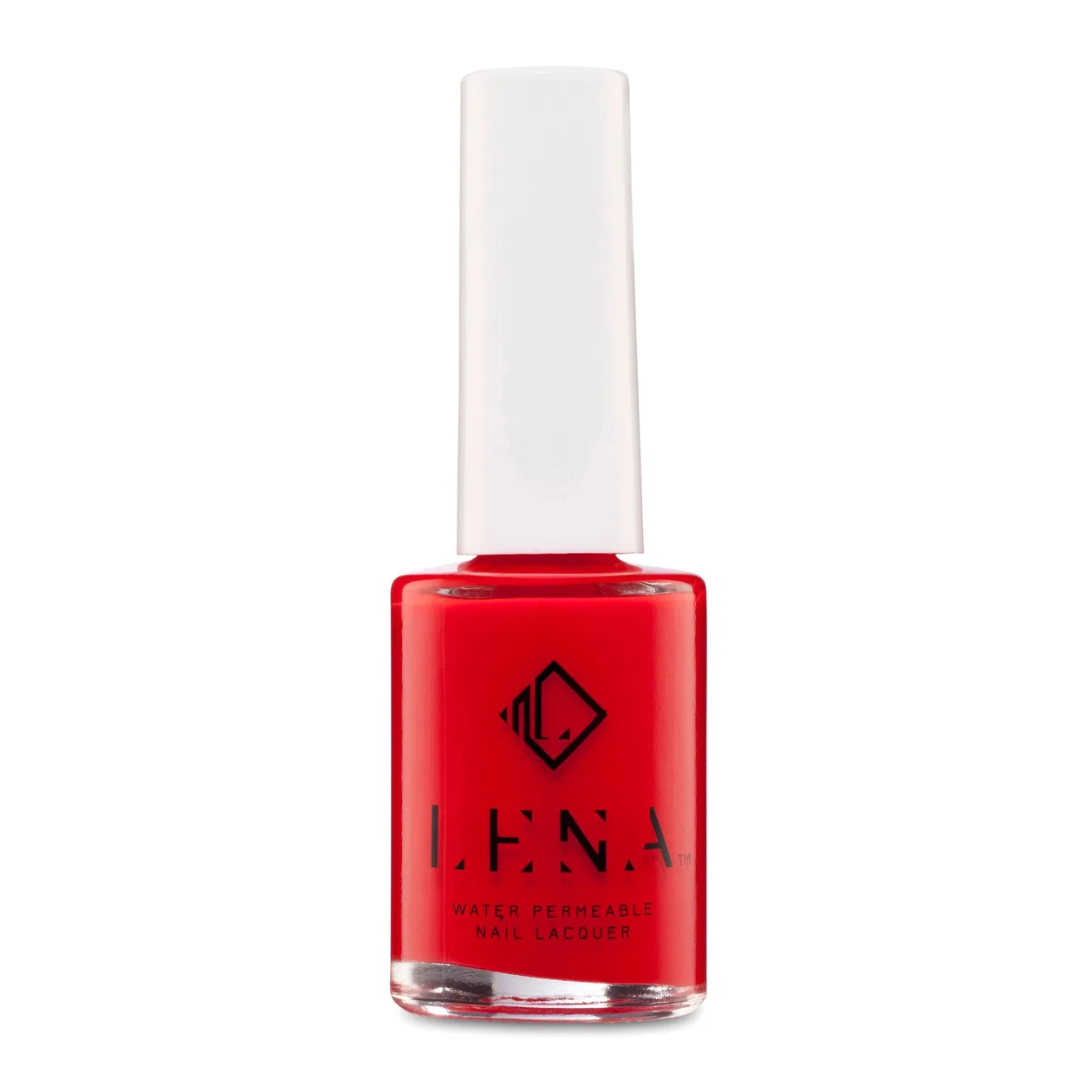 LENA Water Permeable Neon Nail Polish - Blessed in Red - LE221: the shop's own photo