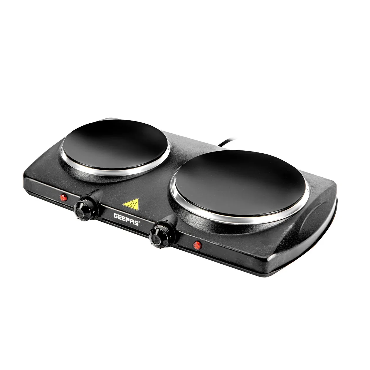 2000W Black Double Burner Portable Ceramic Hot Plate: the shop's own photo