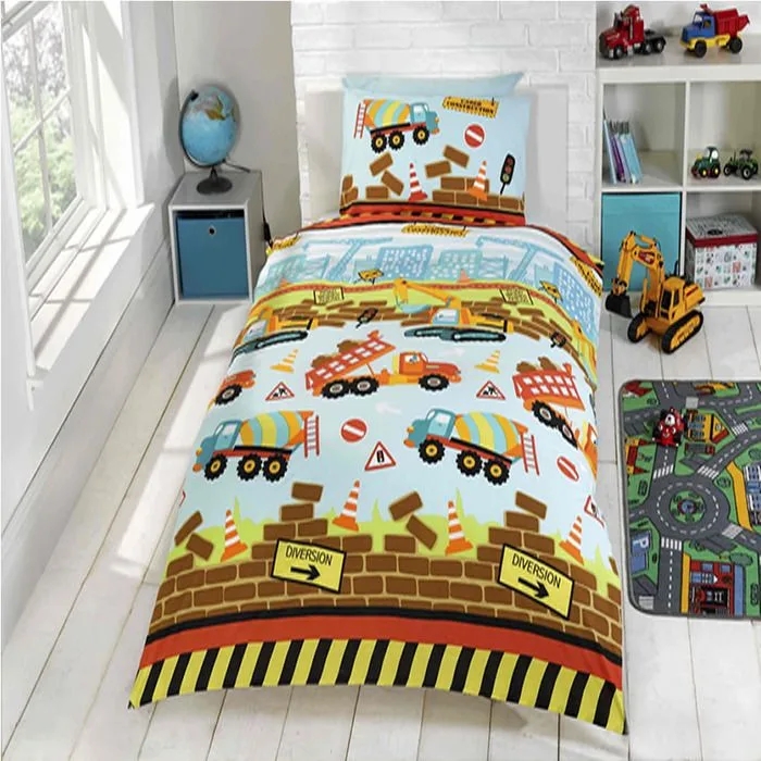 Under Construction Duvet Cover - Single: the shop's own photo