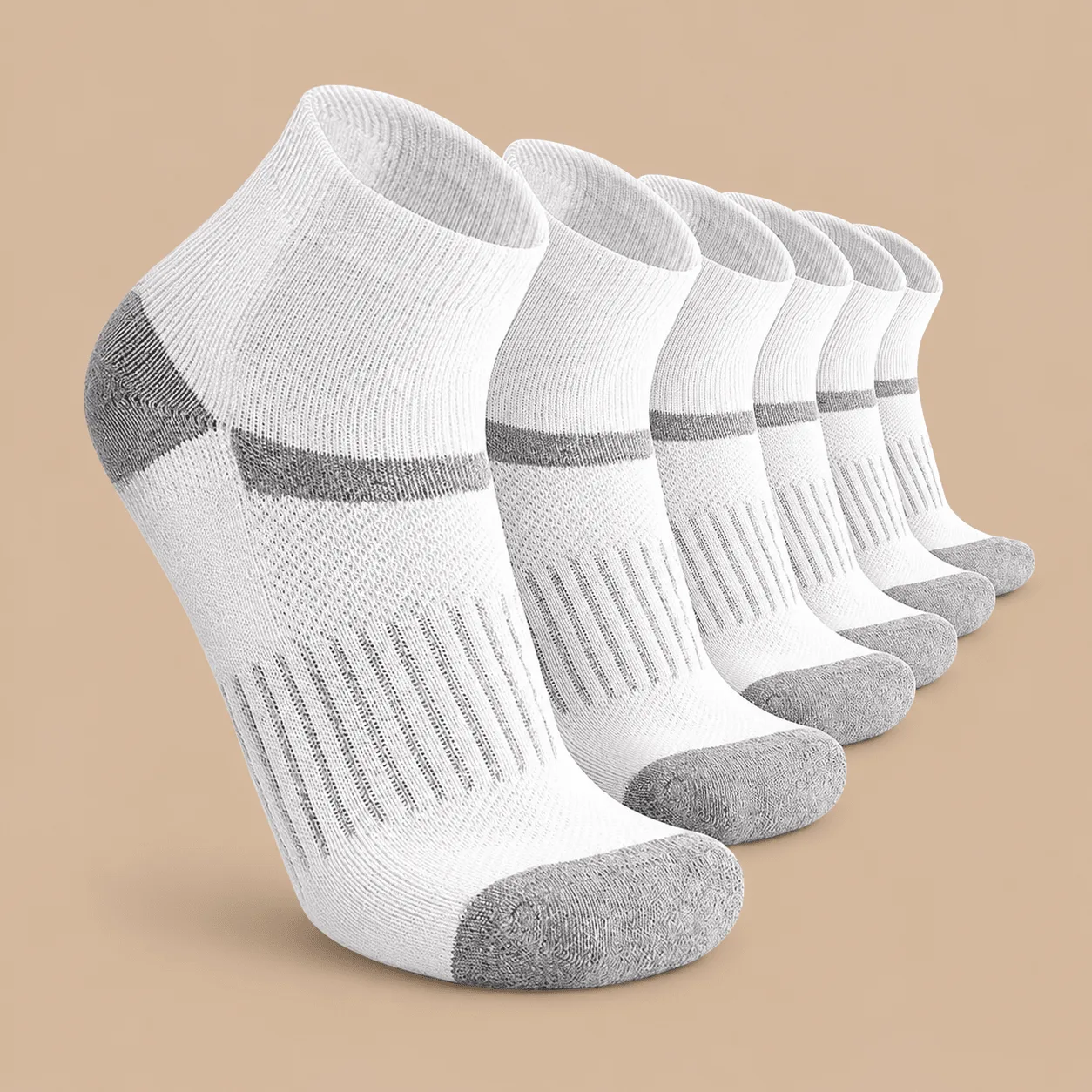 Merino Wool Socks 6-Pack - White Series: the shop's own photo