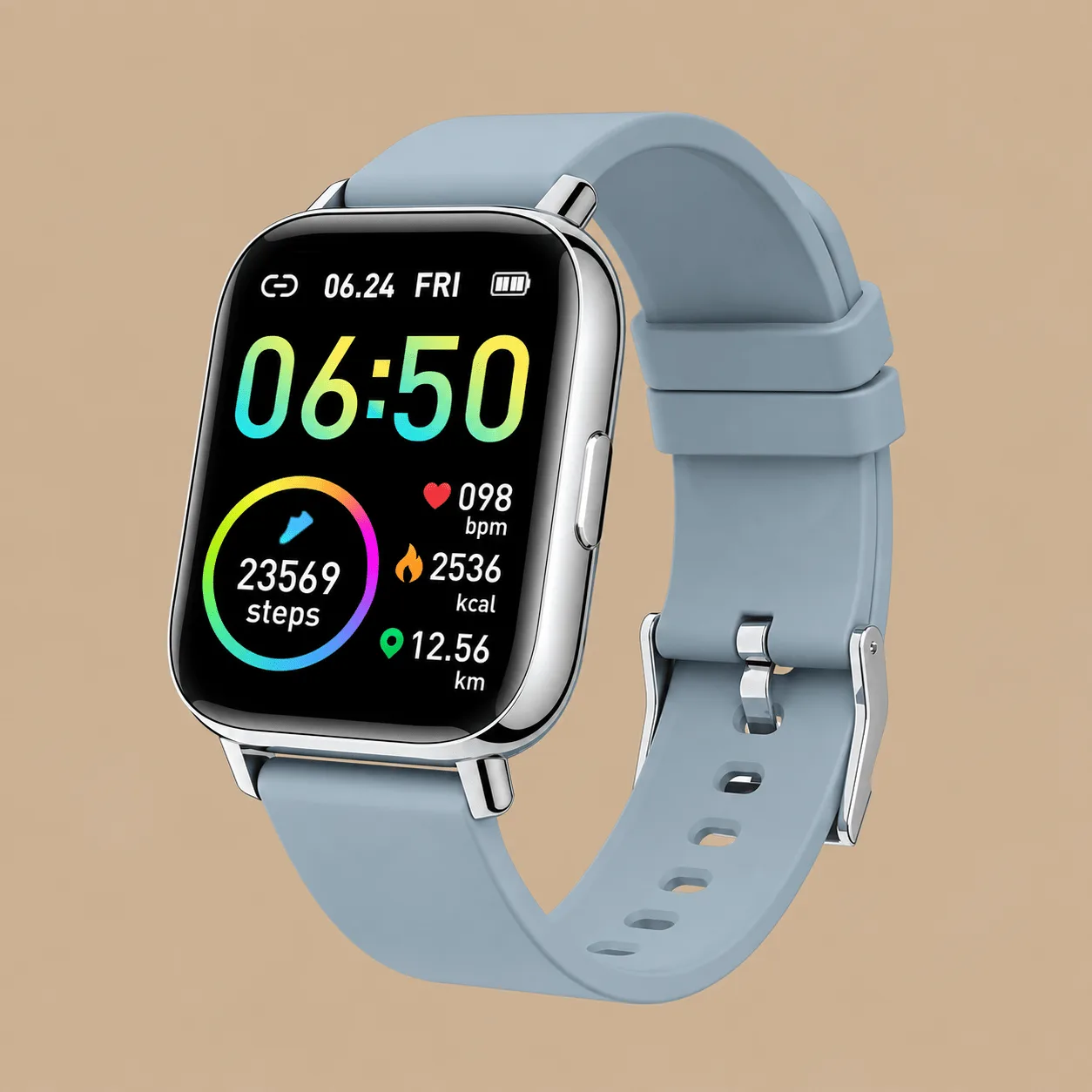 Motast Smart Watch & Fitness Tracker, Grey: the shop's own photo