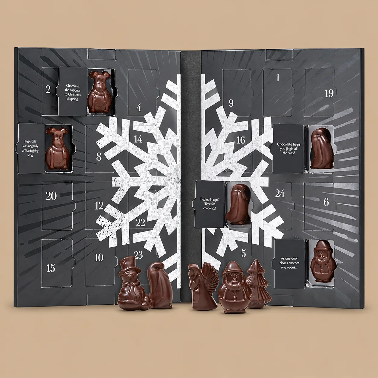 Hotel Chocolat Dark Chocolate Advent Calendar: the shop's own photo