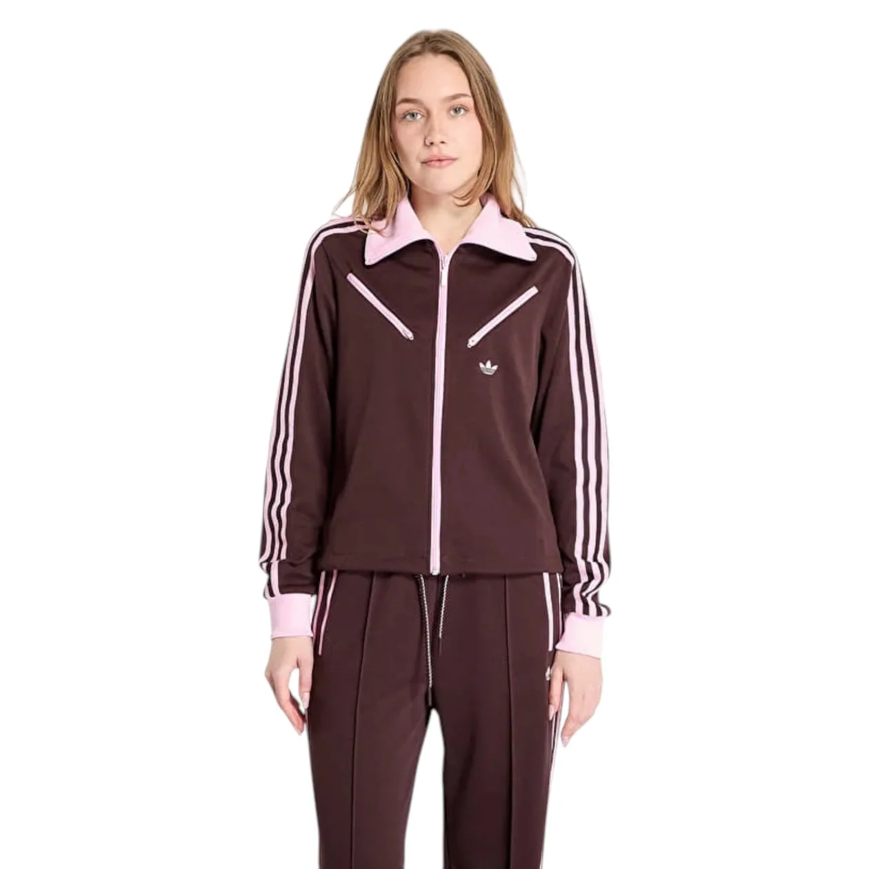 adidas Originals Women's Adicolor 70s Montreal Track Top - Shadow Brown | Size: XS: the shop's own photo