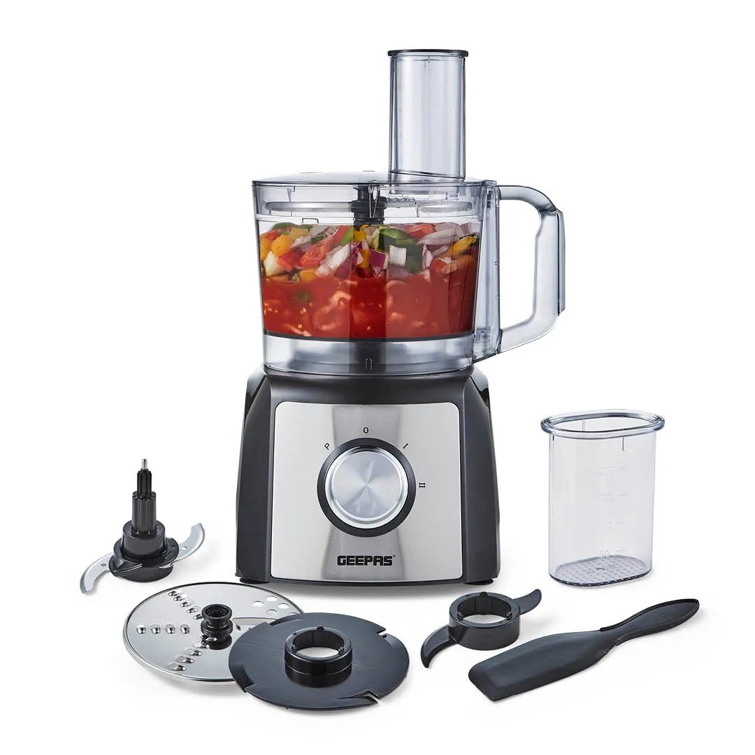 1200W Compact Food Processor, Blender & Grinder Silver: the shop's own photo