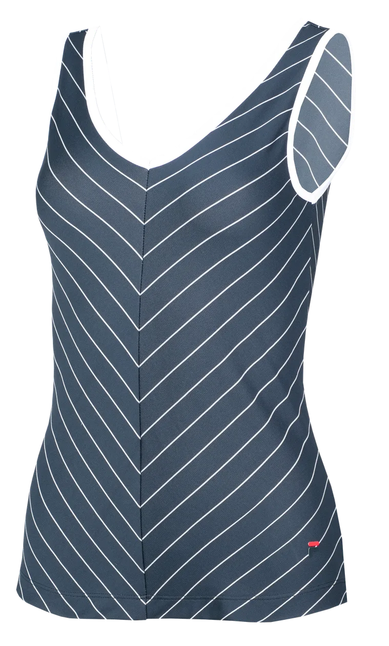 Blue Caroline Tennis Tank Top - M: the shop's own photo