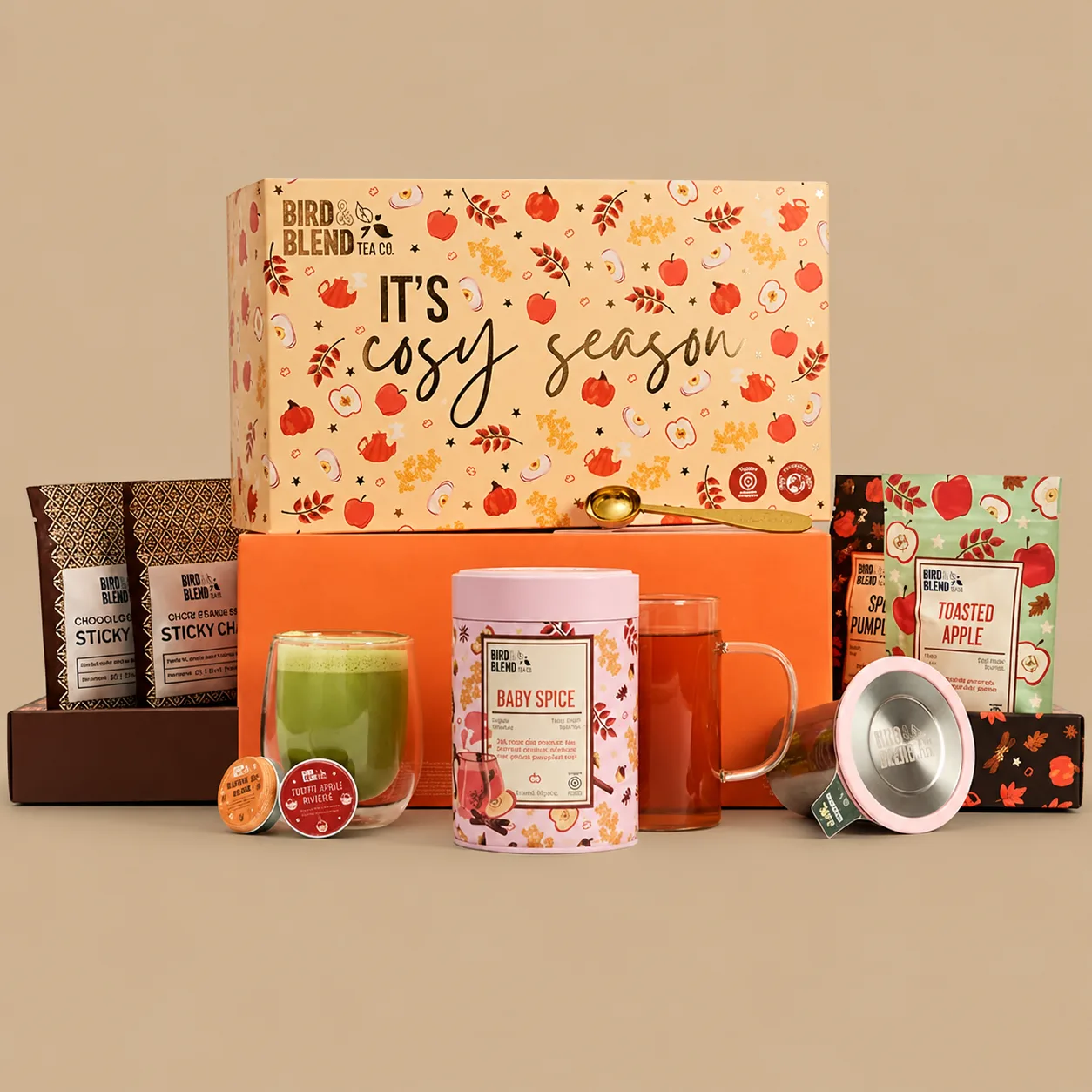 Bird & Blend Complete Cosy Collection Tea Gift Box: the shop's own photo