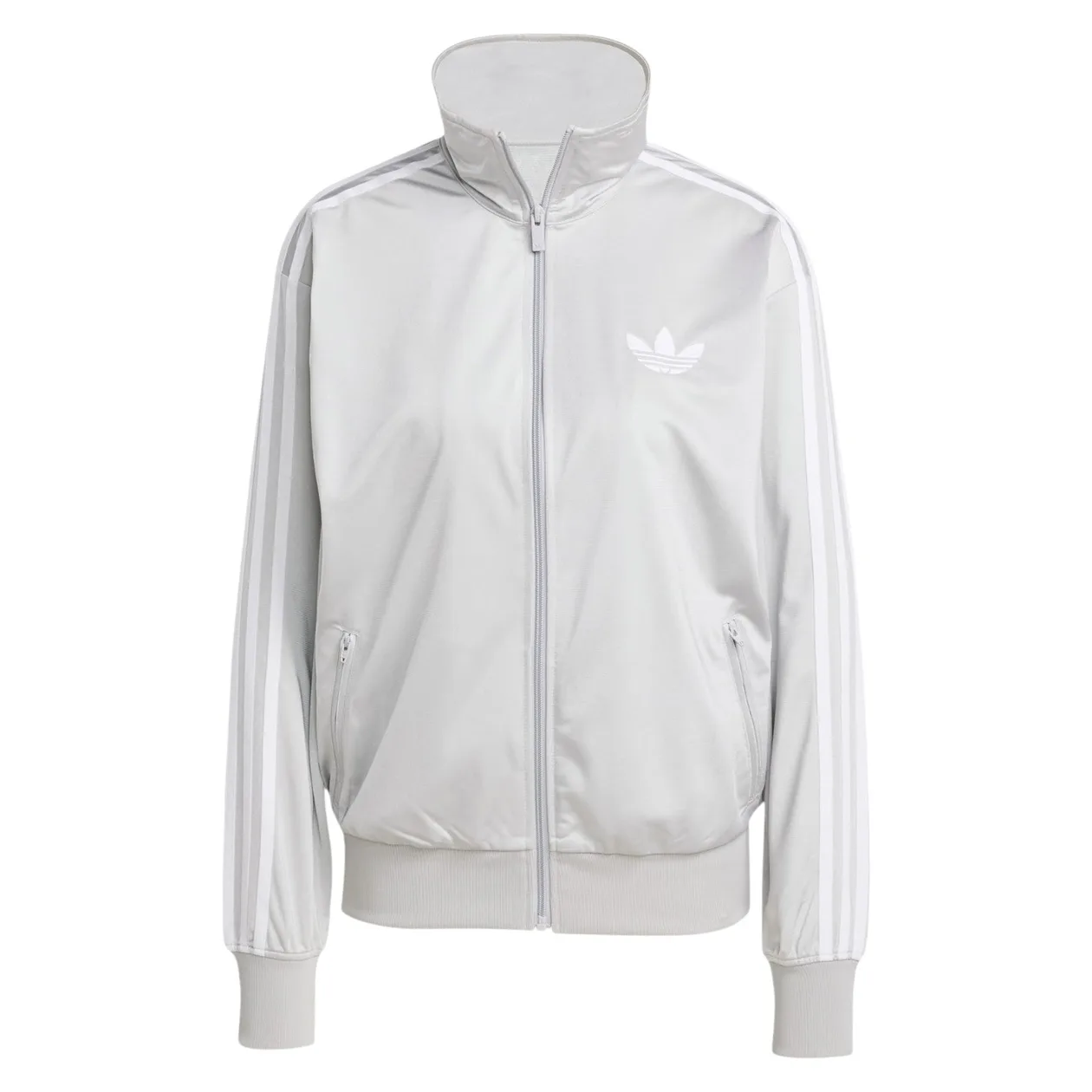adidas Originals Women's Adicolor Classic Firebird Loose Track Top - Grey Two | Size: 2XS: the shop's own photo