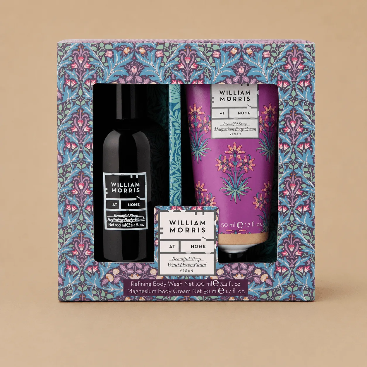 William Morris Body Wash & Cream Set: the shop's own photo