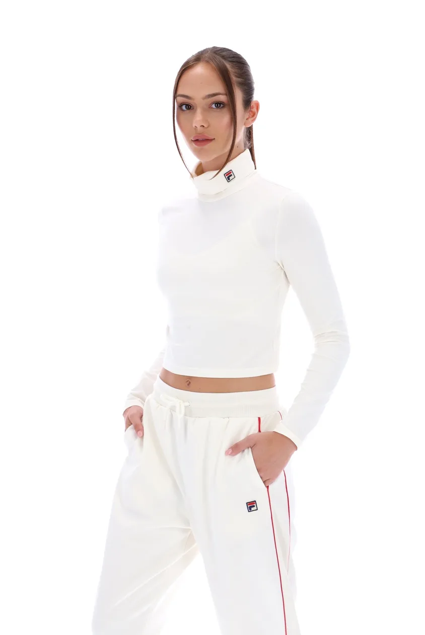 Cream Heidi Cropped Roll Neck Top - XL: the shop's own photo