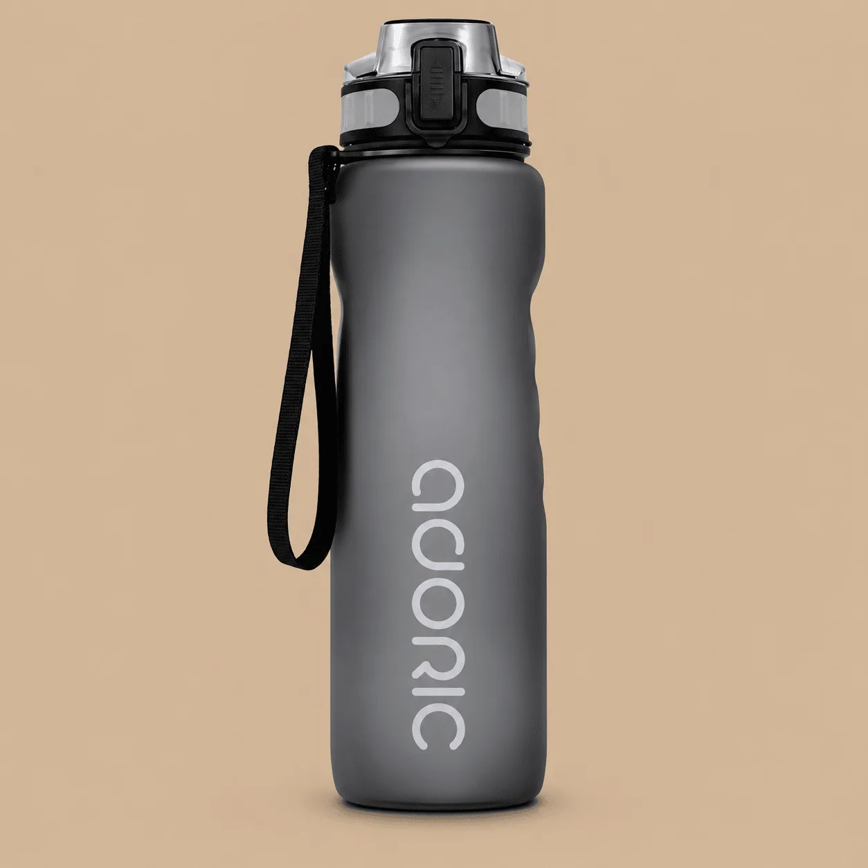 ADORIC Sports Water Bottle, Grey: the shop's own photo