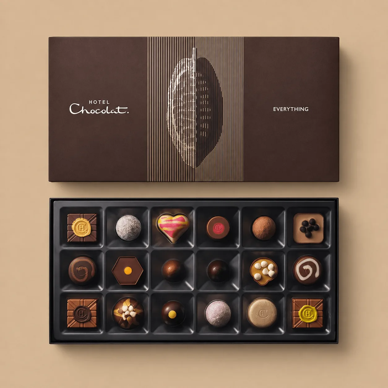 Hotel Chocolat Everything Box 18-Piece: the shop's own photo