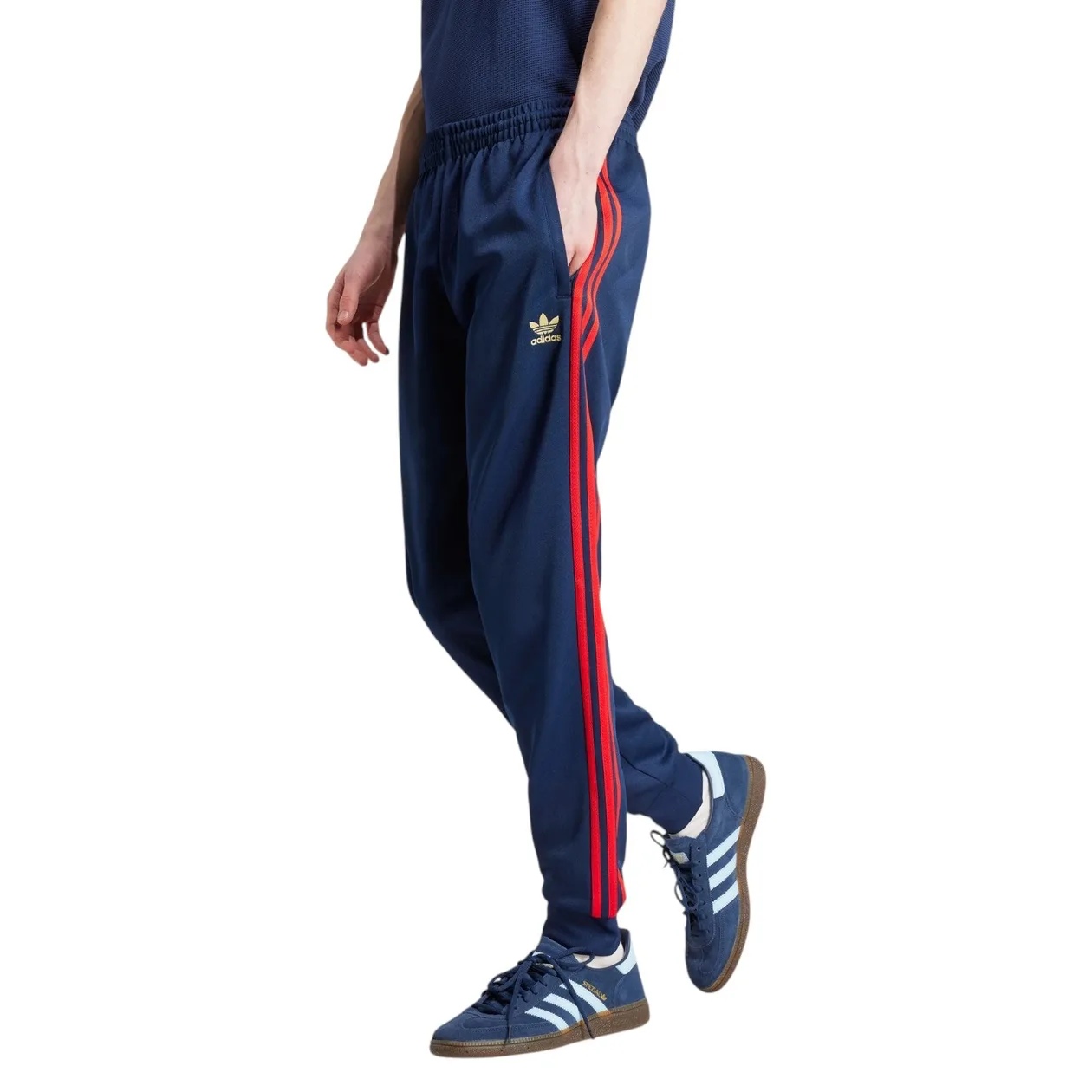 adidas Originals Adicolor Classics SST Superstar Track Pants - Night Indigo / Better Scarlet | Size: XS: the shop's own photo