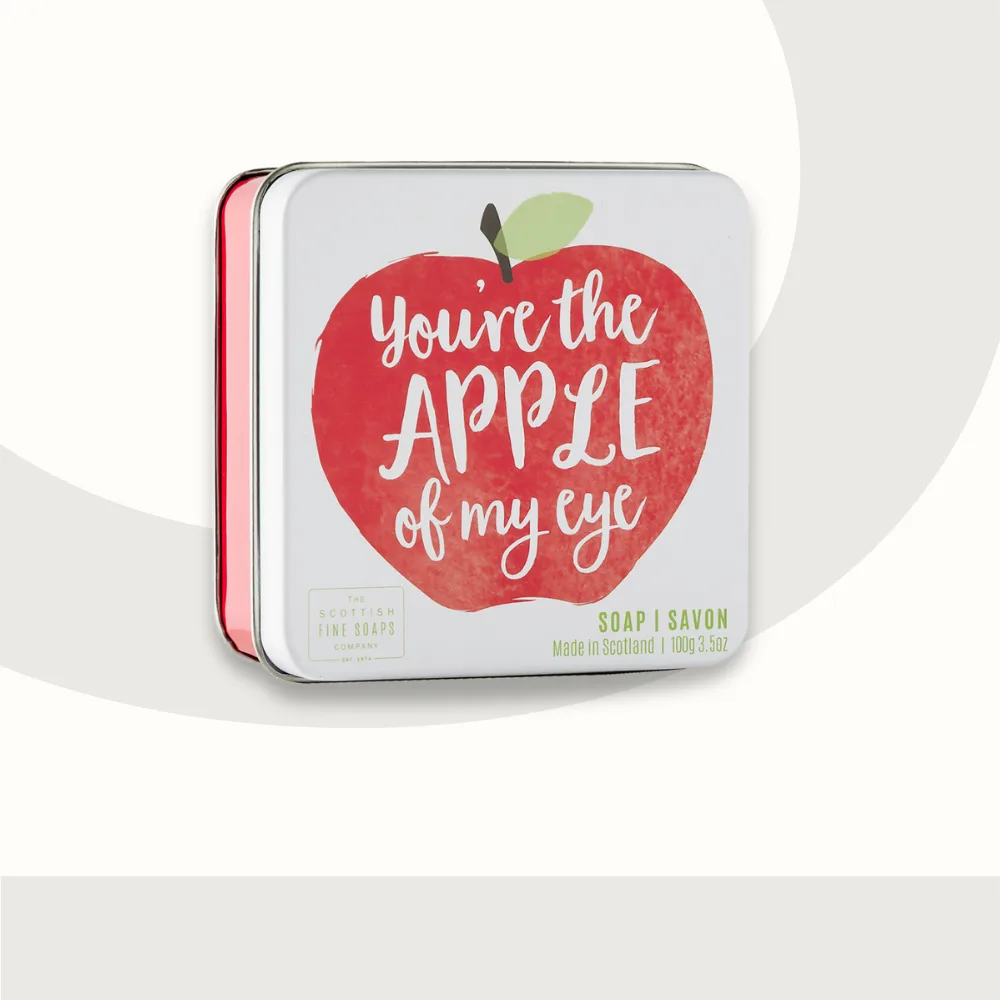 Apple Soap in a Tin - 100g: the shop's own photo