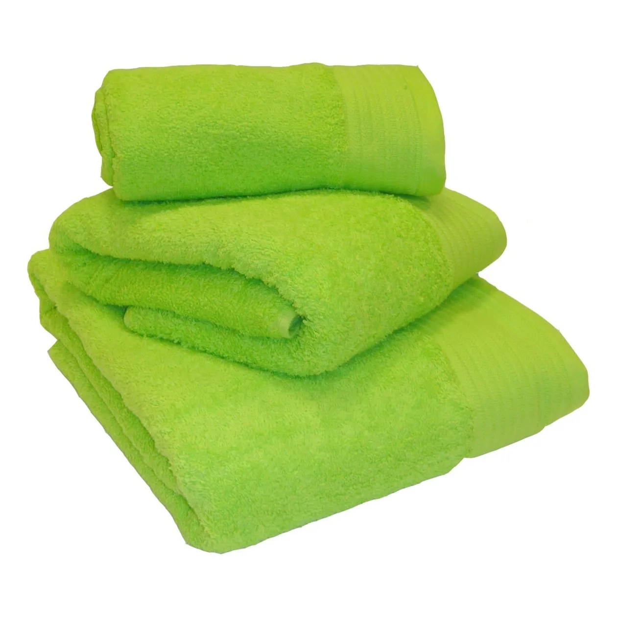 Chatsworth 100% Cotton Towels - Lime / Bath Sheet: the shop's own photo