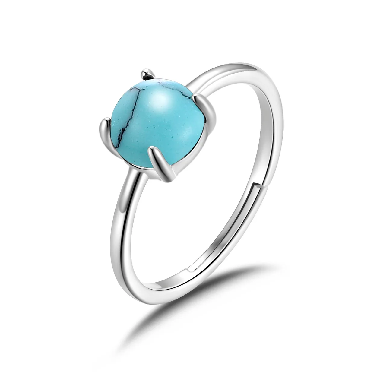 Synthetic Turquoise Adjustable Ring: the shop's own photo