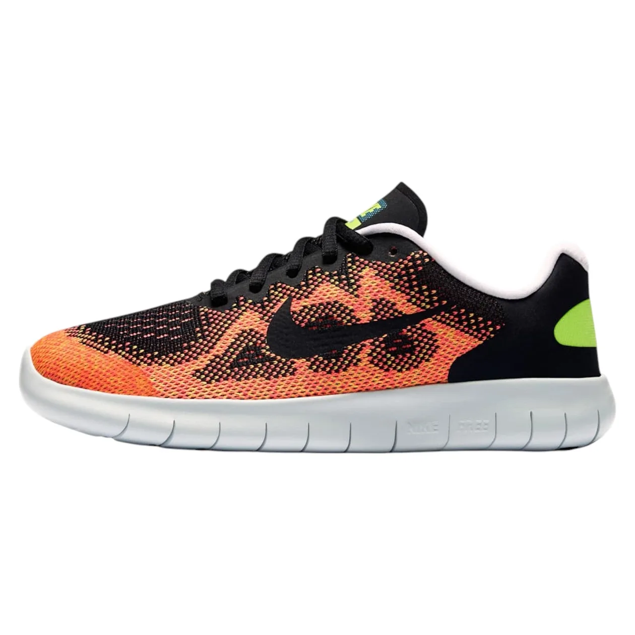Nike Free Run 2 Running Shoes - Black / Orange | Size: 4.5: the shop's own photo