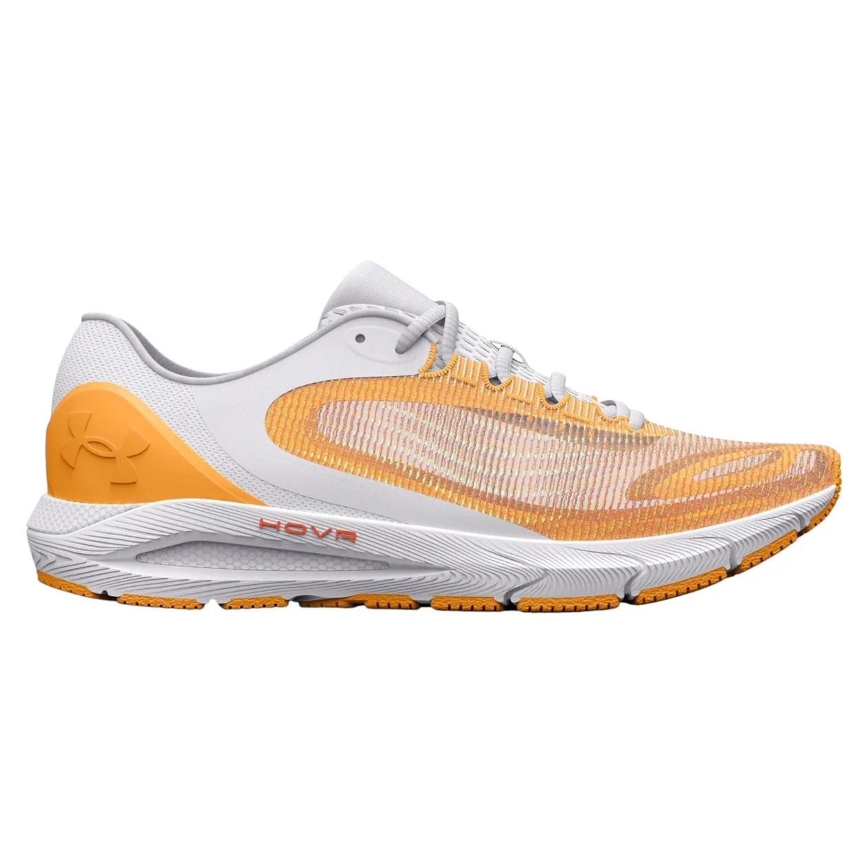 Under Armour Womens UA HOVR Sonic 5 Breeze Running Shoes - White Orange: the shop's own photo
