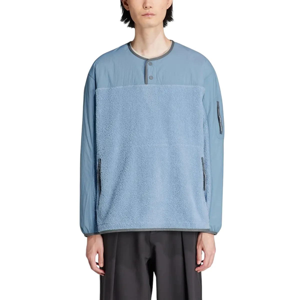 adidas Terrex x and wander Midlayer Fleece - Wonder Blue | Size: L: the shop's own photo